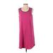 ABS Allen Schwartz Casual Dress - Shift: Pink Color Block Dresses - Women's Size Small