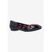 Women's True Love Casual Flat by J. Renee in Black Red (Size 7 M)