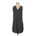 Old Navy Casual Dress - Shift: Black Polka Dots Dresses - Women's Size Small