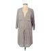 Joie Casual Dress - Shirtdress: Gray Dresses - Women's Size Medium