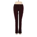 CALVIN KLEIN JEANS Jeans - Mid/Reg Rise: Burgundy Bottoms - Women's Size 6 - Indigo Wash