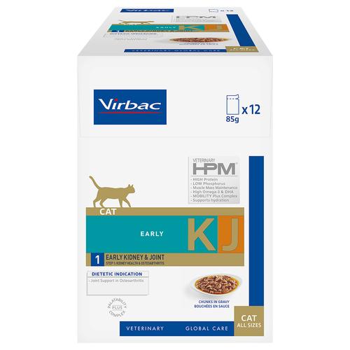 12x 85g Virbac Veterinary Cat Early Kidney & Joint KJ1 Katzenfutter nass