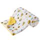 DaysU Silky Micro Soft Plush Baby Blankets Unisex with Print Animal Pattern and Soothing Raised Dots, Double Layer Bed Throws for Toddler Cot, Bee, Yellow, 50x60 Inches