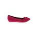 REPORT Flats: Pink Print Shoes - Women's Size 10 - Almond Toe