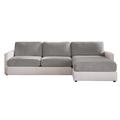 Sure Fit Box Cushion Sectional Slipcover Polyester in Gray | 8 H in | Wayfair 29929600072