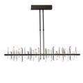 Hubbardton Forge Solitude Kitchen Island Linear LED Pendant, Crystal in Brown | 10.6 H x 51.9 W x 5.3 D in | Wayfair 139738-1036