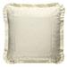 Rosdorf Park Akisha Euro Polyester Zipper Sham Polyester in White | 26 H x 26 W x 1 D in | Wayfair 3482508F3587494BAB8E007952C99A4B