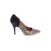 Madewell Heels: Pumps Stilleto Cocktail Black Shoes - Women's Size 7 - Almond Toe