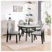 Latitude Run® Saverio Round 46" Dining Set Wood in Brown | 30 H x 46 W x 46 D in | Wayfair F6ECED8AC6284EADBFFD7C0C4C567F30