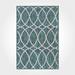 Brown/Gray 79 x 39 x 0.4 in Area Rug - Longshore Tides Benan Area Rug w/ Non-Slip Backing Polyester/Cotton | 79 H x 39 W x 0.4 D in | Wayfair