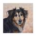 Winston Porter Pet Portrait Of Buster The Dog On Canvas by Steve Crockett Canvas Art Canvas in Brown/White/Yellow | 24 H x 24 W x 2 D in | Wayfair