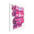 Winston Porter Pink Ribbon Candy by Wendy Edelson Canvas Art Canvas | 19 H x 12 W x 2 D in | Wayfair 4B3C09FACC774742AACB33E2C2FB56ED