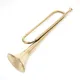 Retro Flat Bugle Trumpet School Band Cavalry Beginner Military Orchestra New 094C