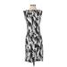 Nicole Miller Artelier Casual Dress - Sheath: Black Jacquard Dresses - Women's Size 4