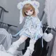 BJD Doll Clothes For 1/4 MSD MDD Dolls Sweater Top Hoodie Hat Socks Doll Accessories Girls Gift Toy