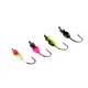 4PCS/Lot Ice Jig Lure Kits Winter River Fishing Bait 2.5cm 2.3g Ice Jig Tackle Pike Tilapia Fishing