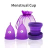 Medical Silicone Menstrual Cup Foldable Silicone for Clean Menstrual Period Cup Lady Menstrual