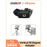 Per GoPro 12 staffa di ripresa verticale a 90 ° con adattatore di ripresa con foro a vite 1/4 per