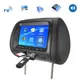 Universal 7 Zoll Auto Kopfstütze Monitor Hinten Sitz Unterhaltung Multimedia-Player USB SD Hinten