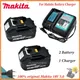 100% Original Makita 5.0Ah 18V Li-ion Battery Charger DC18RF BL1840 BL1830 BL1430 BL1440 DC18RC