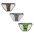 CMENIN ADANNU 3Pcs Leopard Nylon Pouch Briefs Men Underwear Ins Style Comfort High Quickly Jockstrap