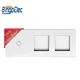Toughened Glass 1g switch panel and socket frame glass only no switch or socket function part Hot