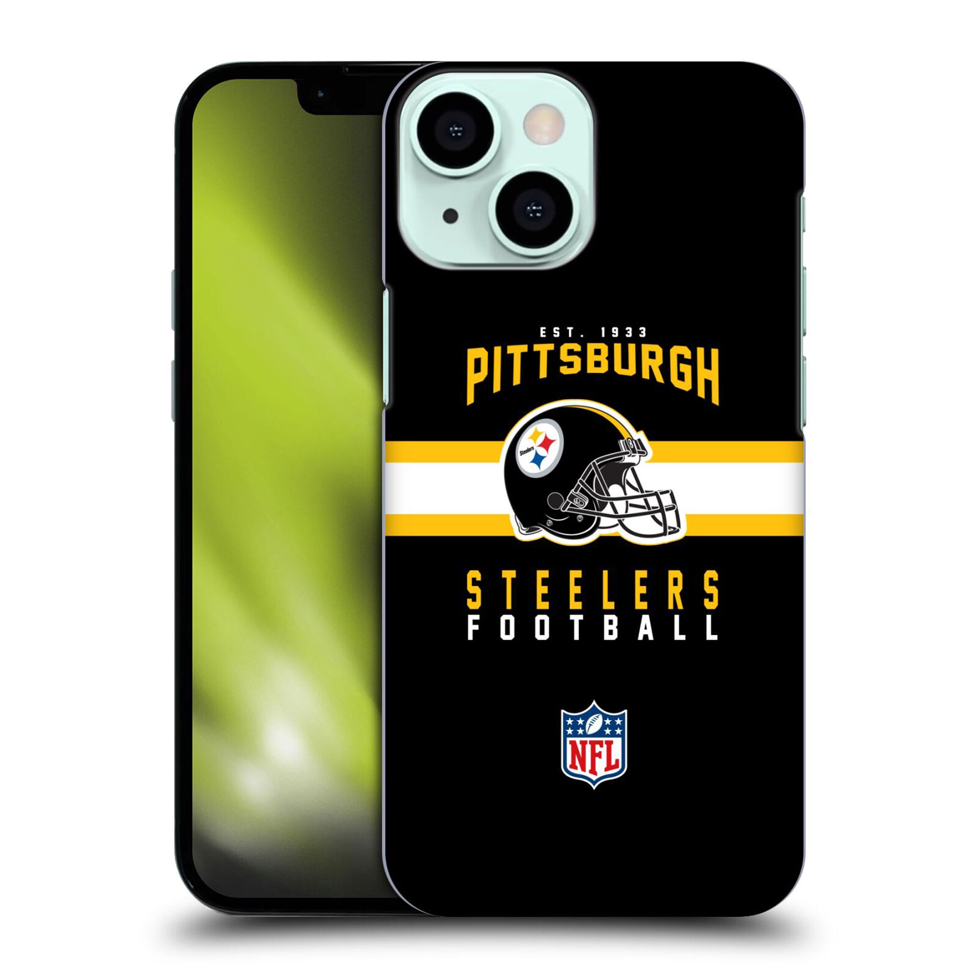 Coque Pittsburgh Steelers Typographie du casque - iPhone