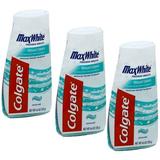 Colgate Maxwhite Toothpaste With Mini Bright Strips Crystal Mint 4.60 Oz (Pack Of 3)