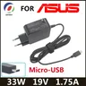 19V 1 75 A 33W Micro-USB AC Laptop Adapter Ladegerät Für Asus Eeebook X205 X205T X205TA e202 E202SA