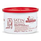 Satin Smooth Wild Cherry Hard Hair Removal Wax with Vitamin E 14oz.