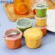 FAIS DU 3-6pcs Independent Ice Cube Mold With Lid Ice Tray with Spoon Baby Food Storage Containers