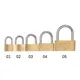 Home Improvement Hardware Locker Case Supply Copper Lock with 2Keys Brass Padlock Security Tool