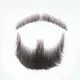 Menschenhaar gefälschtes Gesicht Bart und Schnurrbart schwarzer Kostüm Bart für Erwachsene Männer