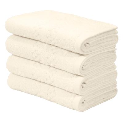 Handtuch MY HOME "Regona, Handtücher (50x100cm), flauschig und weich, 500gr/m²", beige (creme), B:50cm L:100cm, Frottier, Obermaterial: 100% Baumwolle, Handtücher (Packung), Premium Handtücher mit Bordüre, Handtuch-Set, 100% Baumwolle Image