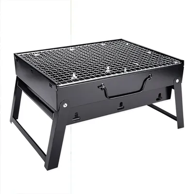 Verdicken faltbare leichte tragbare Grill Holzkohle Grill Grill Außen terrasse Camping kocher Grill