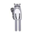 Hemoton Animals Magnetic Hooks Removable Decorative Fridge Sticker Refrigerator Message Magnet Coat Hanger Key Holder Storage Hook (Raccoon)