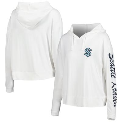 Concepts Sport Damen Seattle Kraken Accord Hacci Langarm-Kapuzenoberteil, Creme Image