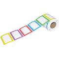 1 Roll 600pcs Name Badge Labels Containers Label Plain Name Badge Kids Clothes Name Tags Clothes Folder Name Tag Labels self Adhesive Small Label Nametags Sticker Work Small Labels