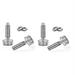 4 Pcs Hand Retractable Spring Plunger Stainless Steel Lock Out M6 Type for Rolling Toolbox Packout