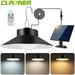 Claoner Solar Shed Lights Outdoor Indoor Led Dusk to Dawn Battery Powered Pendant Lights with Remote Control
