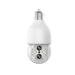 PRINxy Home Dual Vision Camera Night Vision HD Intelligent Full Color Light Wireless WIFI Camera Network Bulb Monitor White