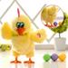 EKOUSN Black and Friday Deals Laying Eggs Chicken Plush Toy Kids Electric Musical Dancing Chicken Hens Laying Eggs Plush Toy Easter Party Funny Doll Toy Baby Kids Gifts