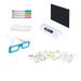 Duobla Pad Deluxe Light Up LED Drawing Tablet With Extras Includes Wipe Board Cloth 3D Glasses Pattem Paper LED Lamp Holdte Transparent Drawing Board Erasable Type Fluorescent Plate Pen