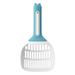 Farfi Kitten Litter Scoop Long Handle Easy Filtration Environmental Friendly Practical Cat Litter Shovel Pet Product (Blue)