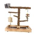 Gazechimp Birds Wood Perches Playstand Bird Cage Branch Perch for Budgie Canaries Macaw