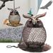 Hxoliqit Vintage Wild Bird Feeders Squirrel Proof For Ourside Hanging Cute Metal Owl Shaped Bird Yard Garden Decor Outdoor Garden Decor Garden Decor Garden Supplies