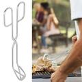 Hxoliqit 2Pc BBQ Tongs For Grilling Stainless Steel Barbecue Clip Pizza Bread Clamp Tool Kitchen Utensils Kitchen Gadgets kitchenware