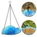 Hanzidakd Bird Feeders Leaf Bird Feeder Bird Bath Outdoor Garden Courtyard Decoration Glass Pendant For Feeding Wild Bird Garden Decoration