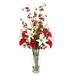 Nearly Natural Calla Lily and Cherry Blossom Artificial Arrangement