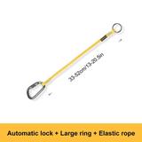 occkic Mountaineering Climbing Equipment Anti-loss Rope Elastic Rope Anti-fall Telescopic Rope Hanging Buckle Miss Rope for Fall Protection/ Engineering Protection /Mountaineering